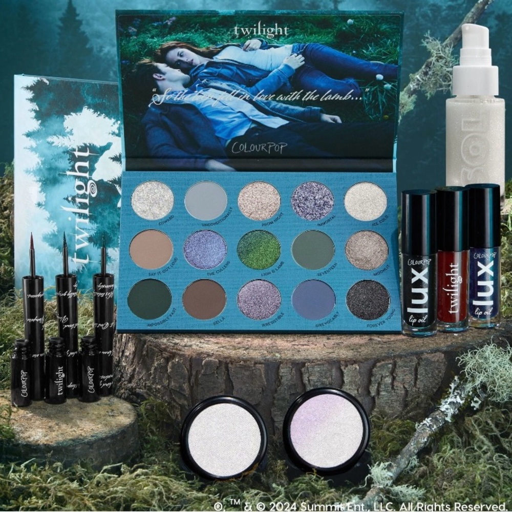 Colourpop Twilight Full Makeup Collection NIB In Hand 10 Item Set w/ Body Oil - Picture 2 of 9